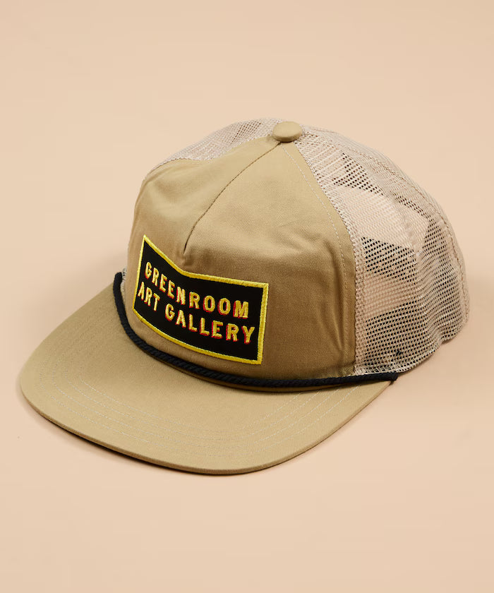 GREENROOM GALLERY × FREAK'S STORE / Greenroom Gallery Exclusive GH High Crown Mesh Cap - Khaki