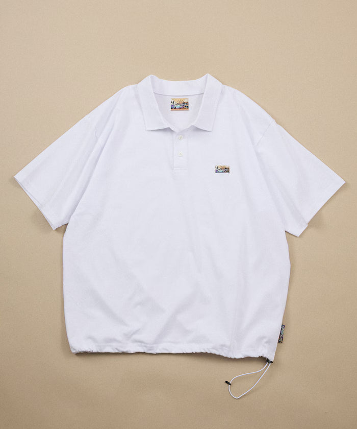FREAK'S STORE for BEACH & FES Relax Fit One Point Logo Spindle Polo Shirt