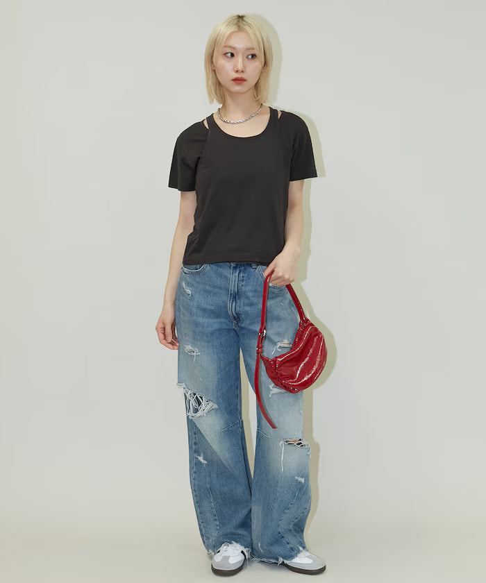 <Set Item> Tank Top Layered T-Shirt Limited Edition