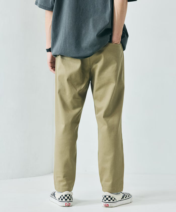 Basic Silhouette Stretch Easy Tapered Pants 【Limited Release】