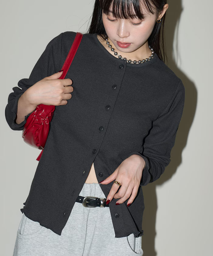 Mini Waffle Mellow Cardigan Limited Edition