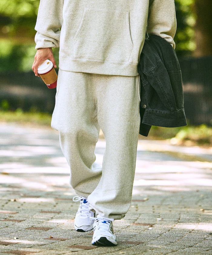 12oz Heavyweight Relaxed Fit Sweatpants / Setup Compatible 【Limited Release】 - Ash Gray
