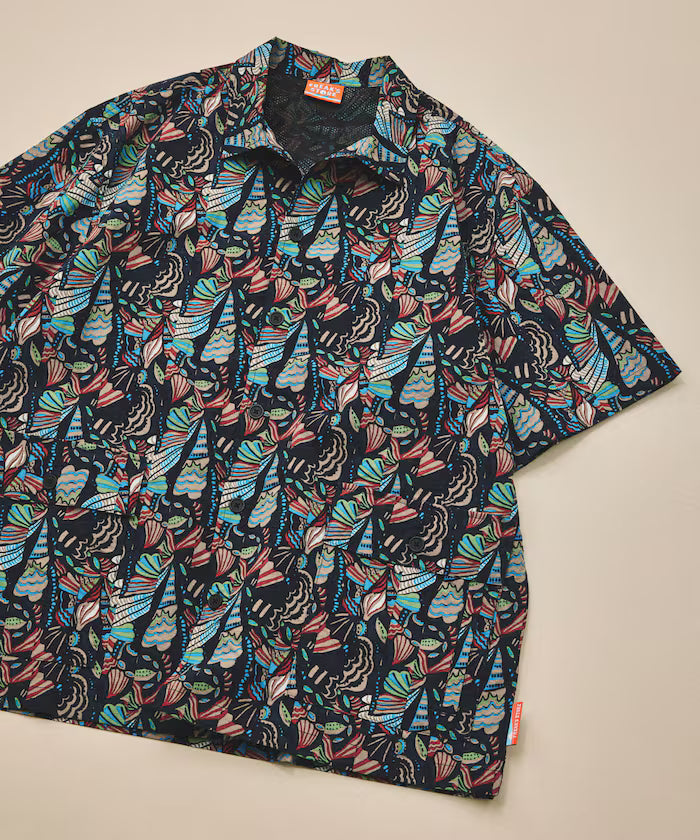 FREAK'S STORE for BEACH & FES Recycled Nylon Short Sleeve Shirt