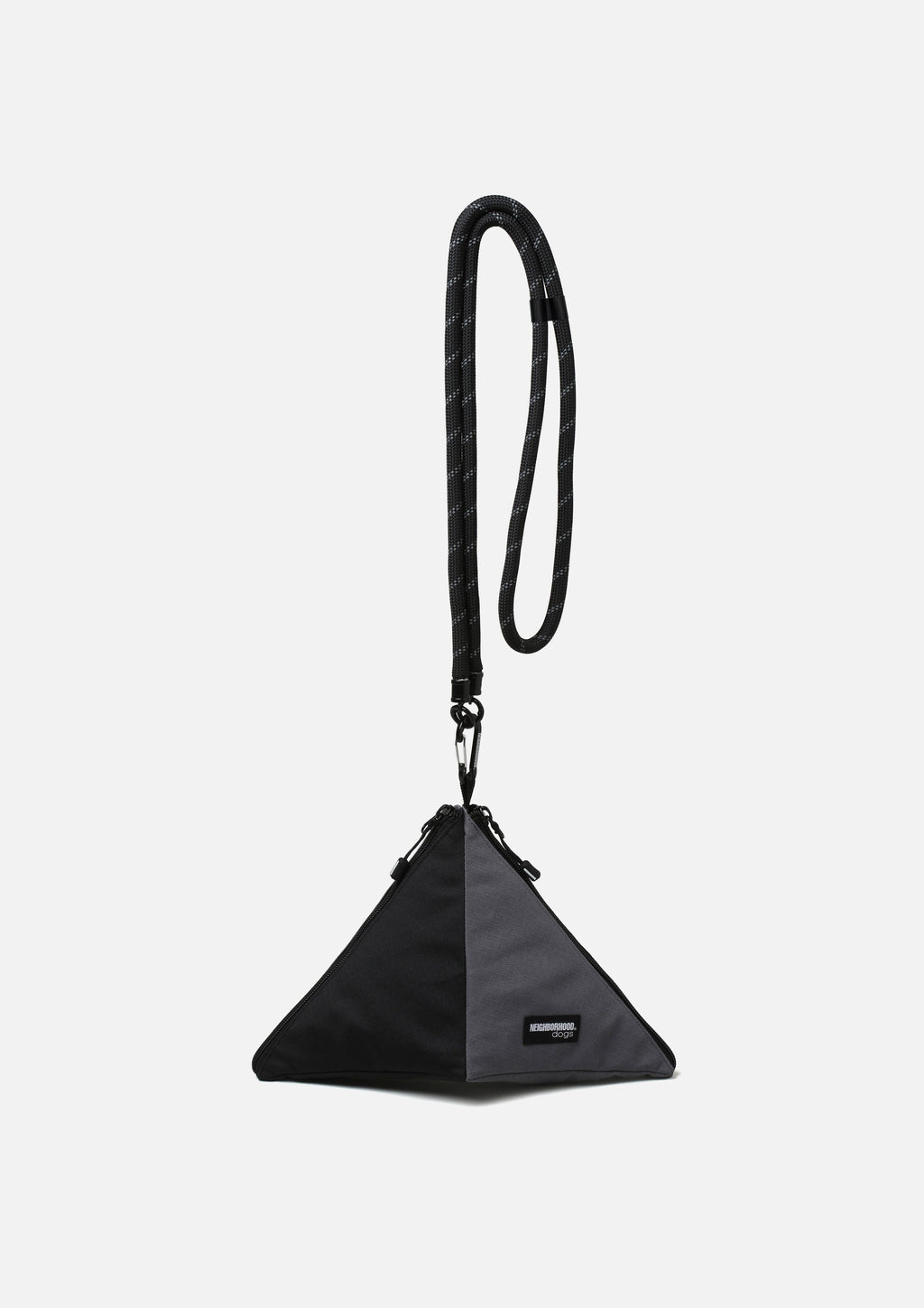 Dog Triangle Pouch - BLACK×GRAY