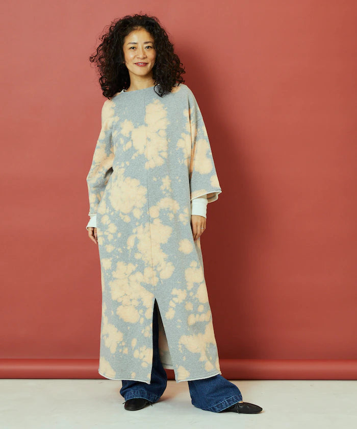 Bleach Back Sweat Ribbon One-Piece