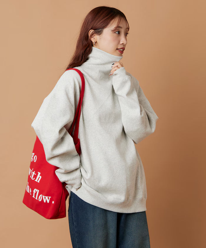 12oz Heavyweight Big Silhouette Turtle Neck Sweatshirt [Limited Edition]