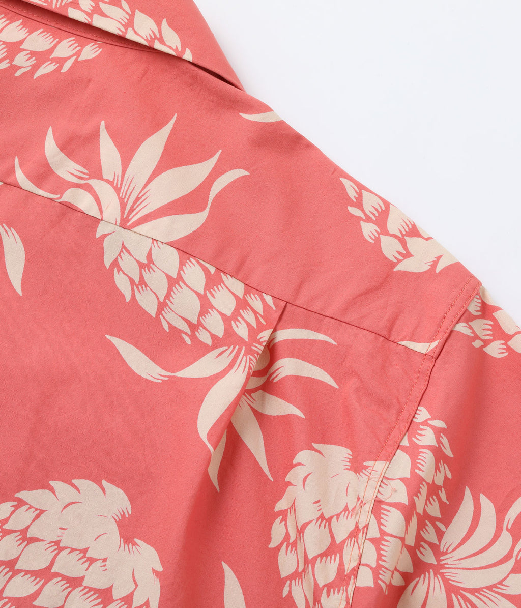 DUKE KAHANAMOKU COTTON HAWAIIAN SHIRT “DUKE'S PINEAPPLE”