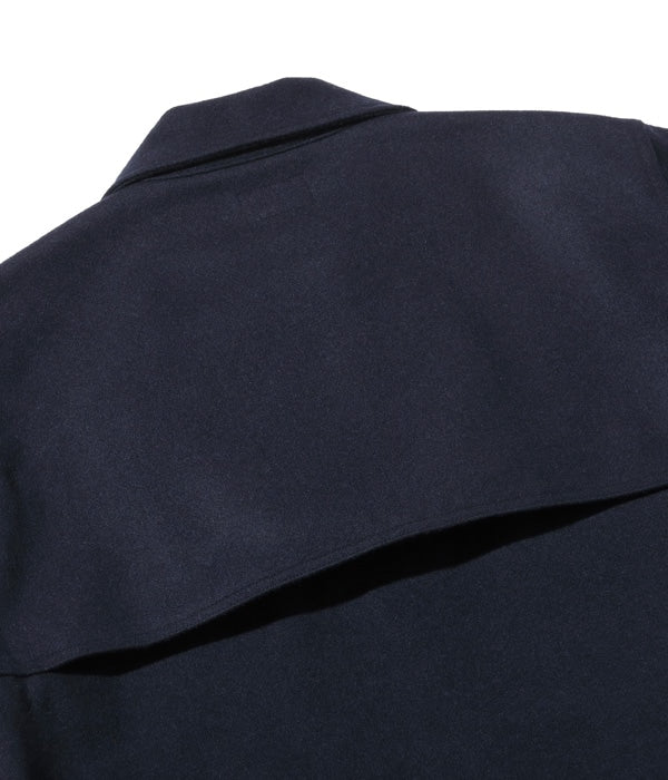ALASKA SLEEPING BAG NAVY WOOL MELTON "STAG JACKET"