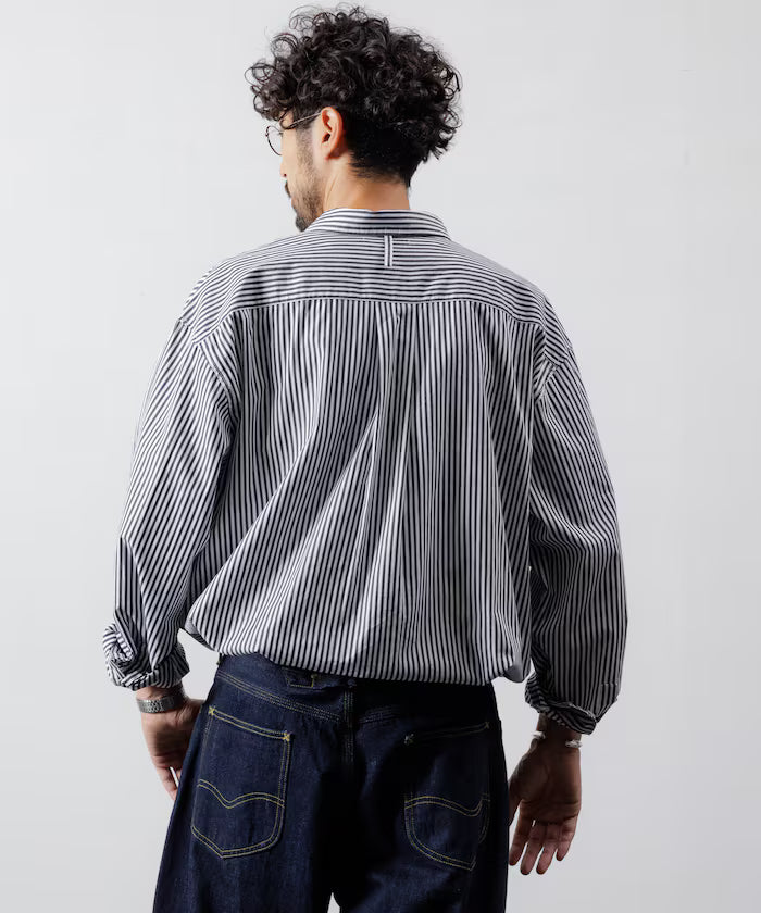 <New Color Added> Relaxed Fit Broad Shirt / Regular Collar / Long Sleeve