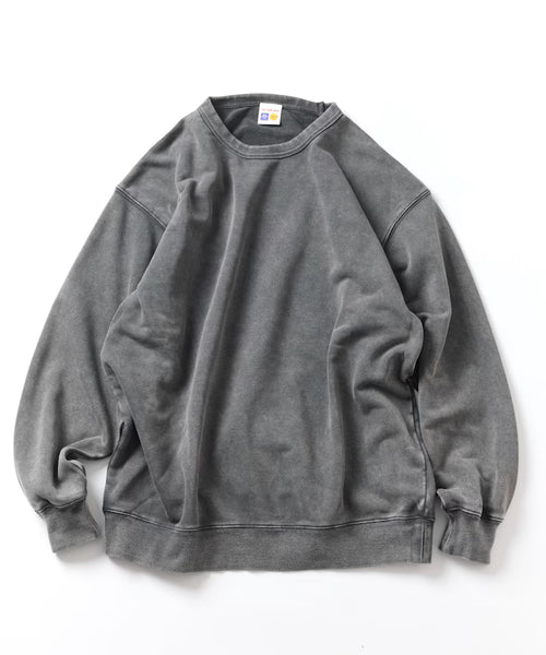 13 oz HEAVY WEIGHT heavyweight pigment-dyed crewneck sweatshirt - Charcoal Gray