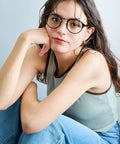 Dimming Lens Boston Fashion Glasses [Limited Edition] - Black