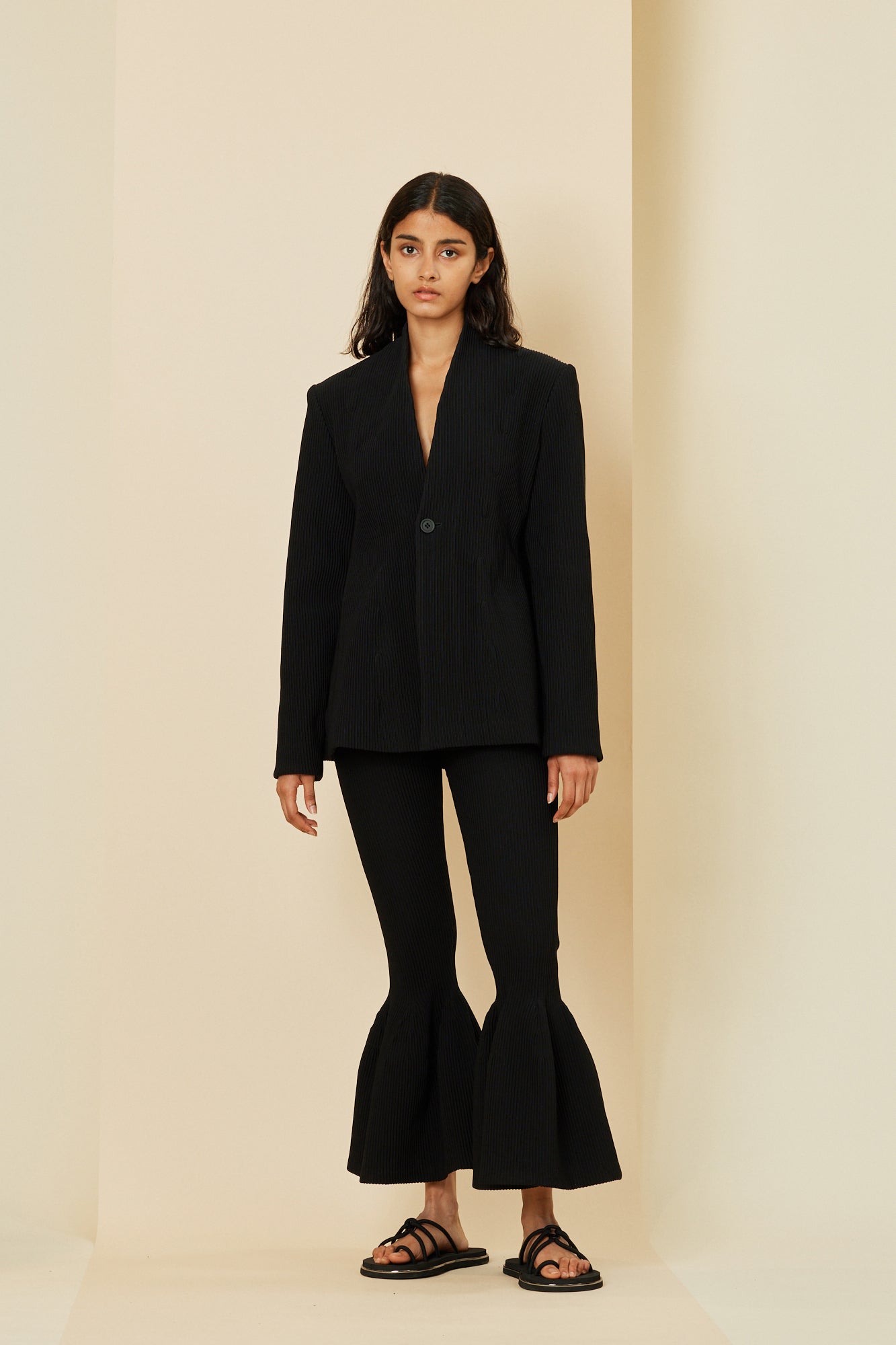 HYPHA COLARLESS JACKET