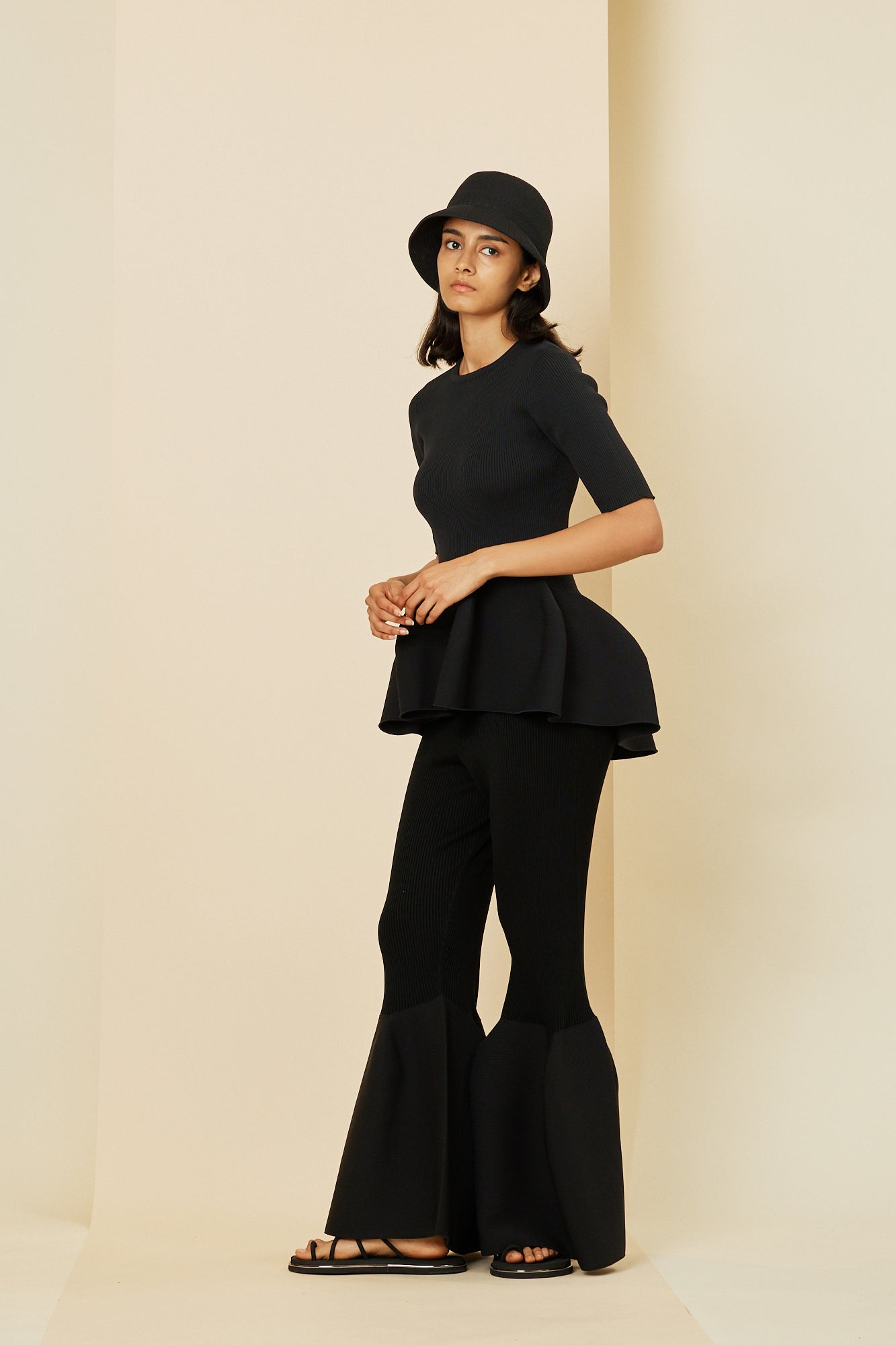 POTTERY BS HIGHWAIST BELL BOTTOM PANTS