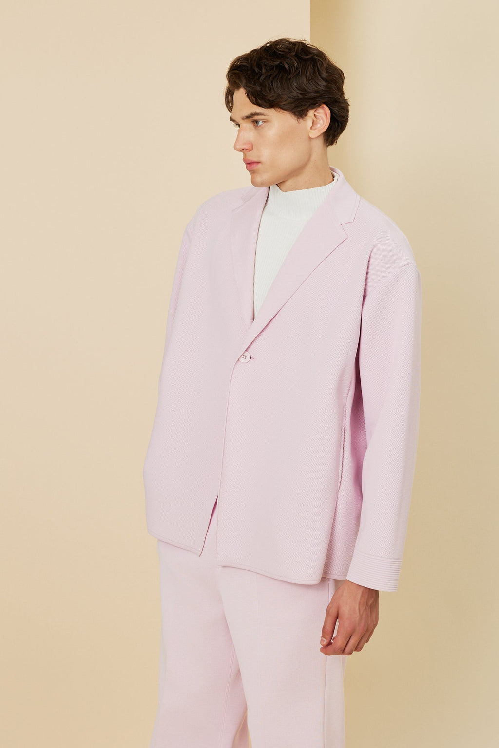 MESH BOXY TAILORED JACKET