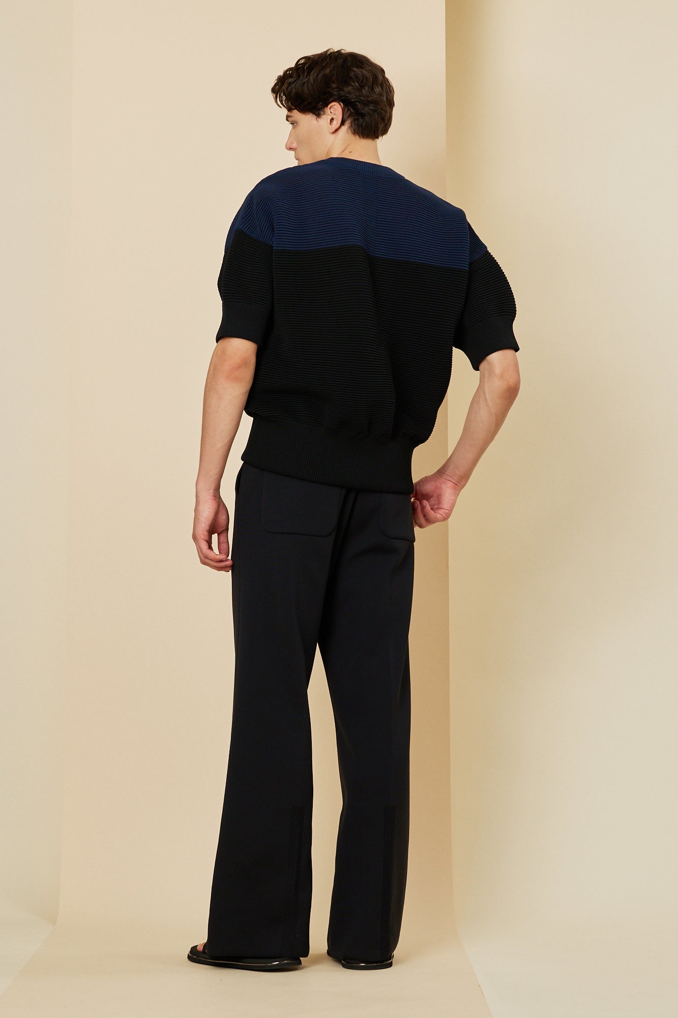 MILAN RIB WIDE STRAIGHT PANTS