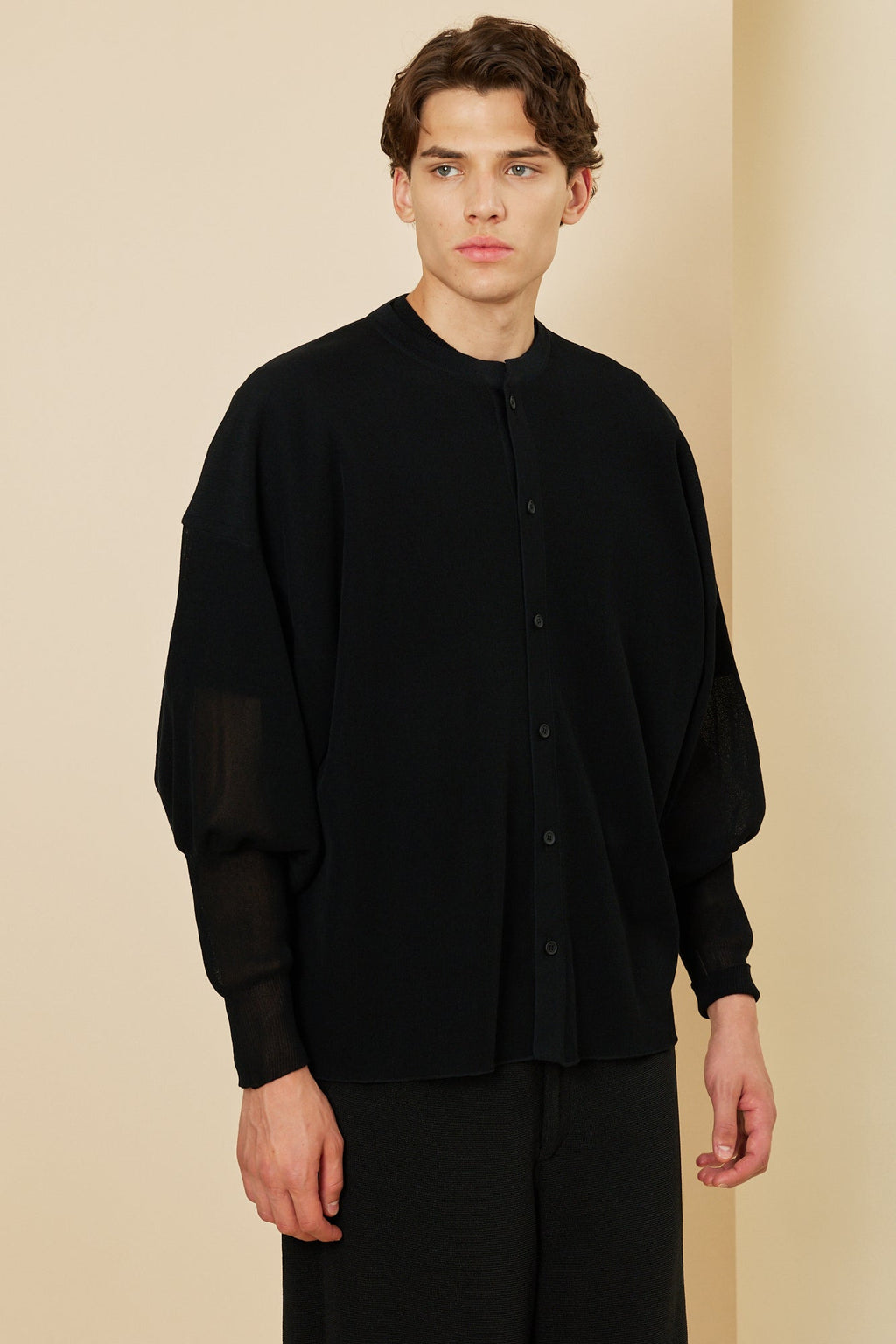 CASCADES STAND COLLAR LONG SLEEVE SHIRT