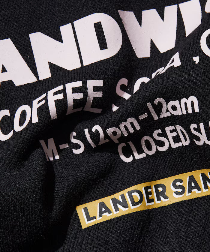 LANDER SANDWICHES×FREAK'S STORE/ Lander Limited Edition Big Silhouette Back Print Crewneck Sweat 【Limited Release】