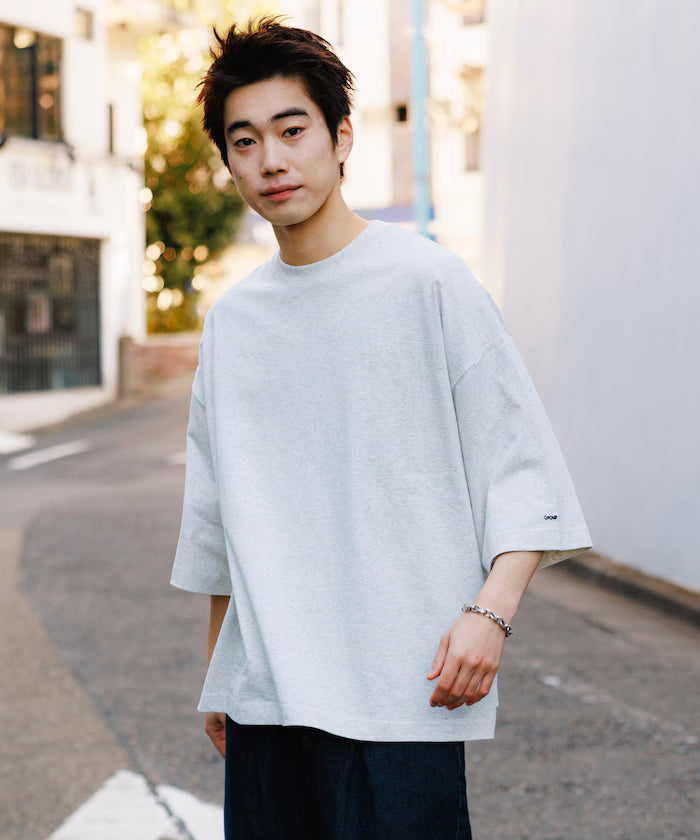 Big Silhouette One Point Crew Neck T-Shirt / Wide Silhouette [Limited Edition]