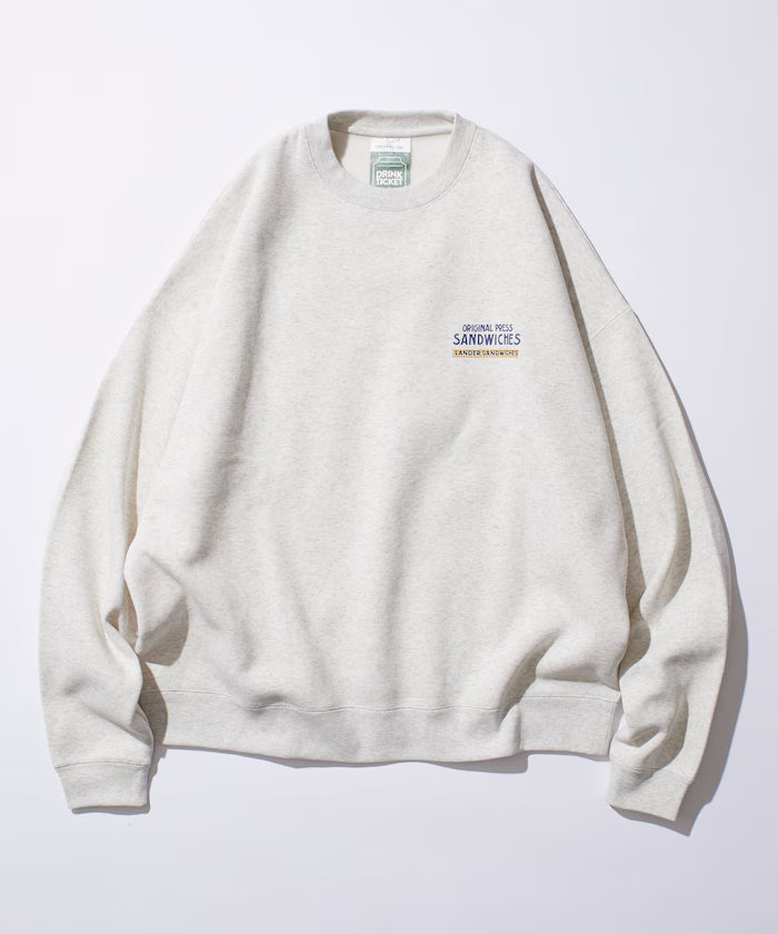 LANDER SANDWICHES×FREAK'S STORE/ Lander Limited Edition Big Silhouette Back Print Crewneck Sweat 【Limited Release】