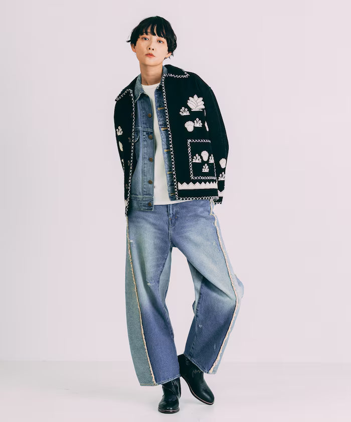 Indian Embroidery Wool Mexican Jacket