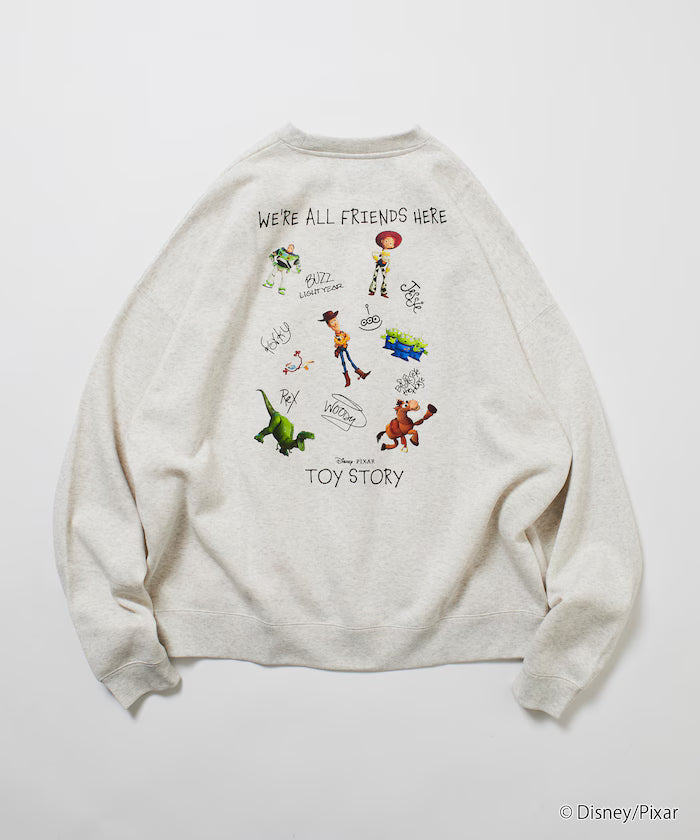 TOY STORY / Toy Story / Exclusive Back Print Crew Neck Sweat / RANDOM [Limited Edition]