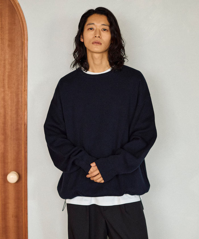 Milan Rib Spindle Crew Knit / Easy Care
