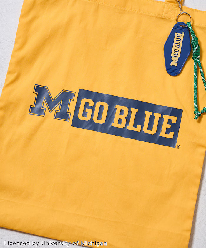College Logo Tote Bag with Key Charm/A4 Size Tote Bag