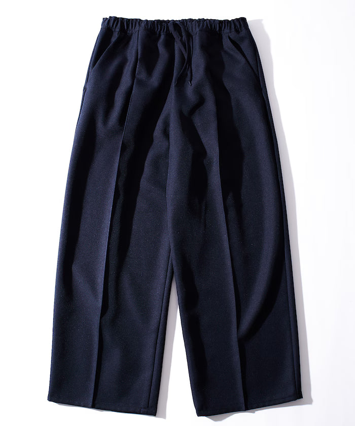 Wide Silhouette Staple Twill Easy Slacks/Wide Slacks [Limited Edition]
