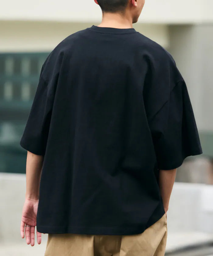 9 oz Heavyweight Big Silhouette Henley Neck T-Shirt/Heavyweight 【Limited Edition】