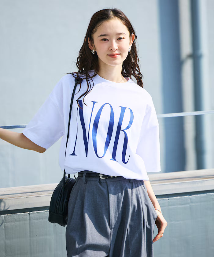Big Silhouette Print Crew Neck T-Shirt / NOR 【Limited Release】