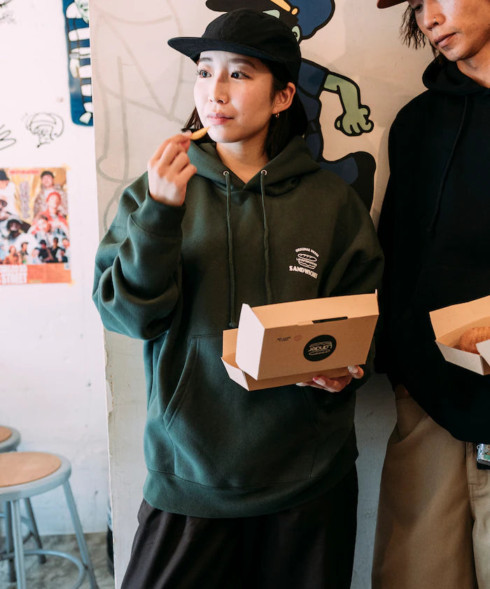 LANDER SANDWICHES×FREAK'S STORE/LANDER Limited Big Silhouette Back Print Sweat Hoodie 【Limited Release】