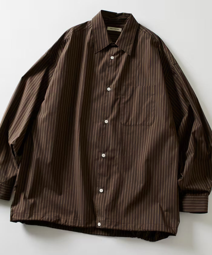 Wide Silhouette Spindle Regular Color Shirt / Hem Code 【Limited Edition】