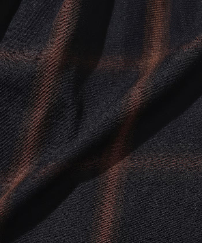 Ombre Check Tuck Shirt / Tunic