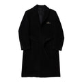 BATHROBE TAILORED COAT - BLACK