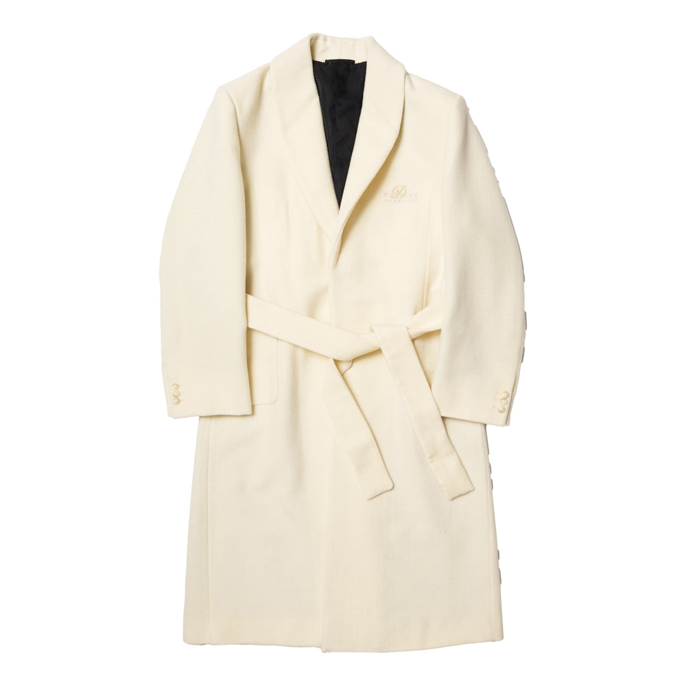 BATHROBE TAILORED COAT - IVORY