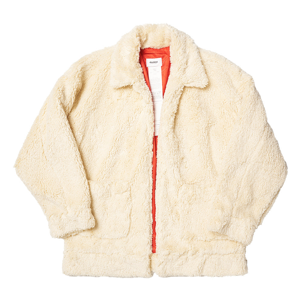 ORGANIC COTTON HAND-PAINT JACKET - IVORY