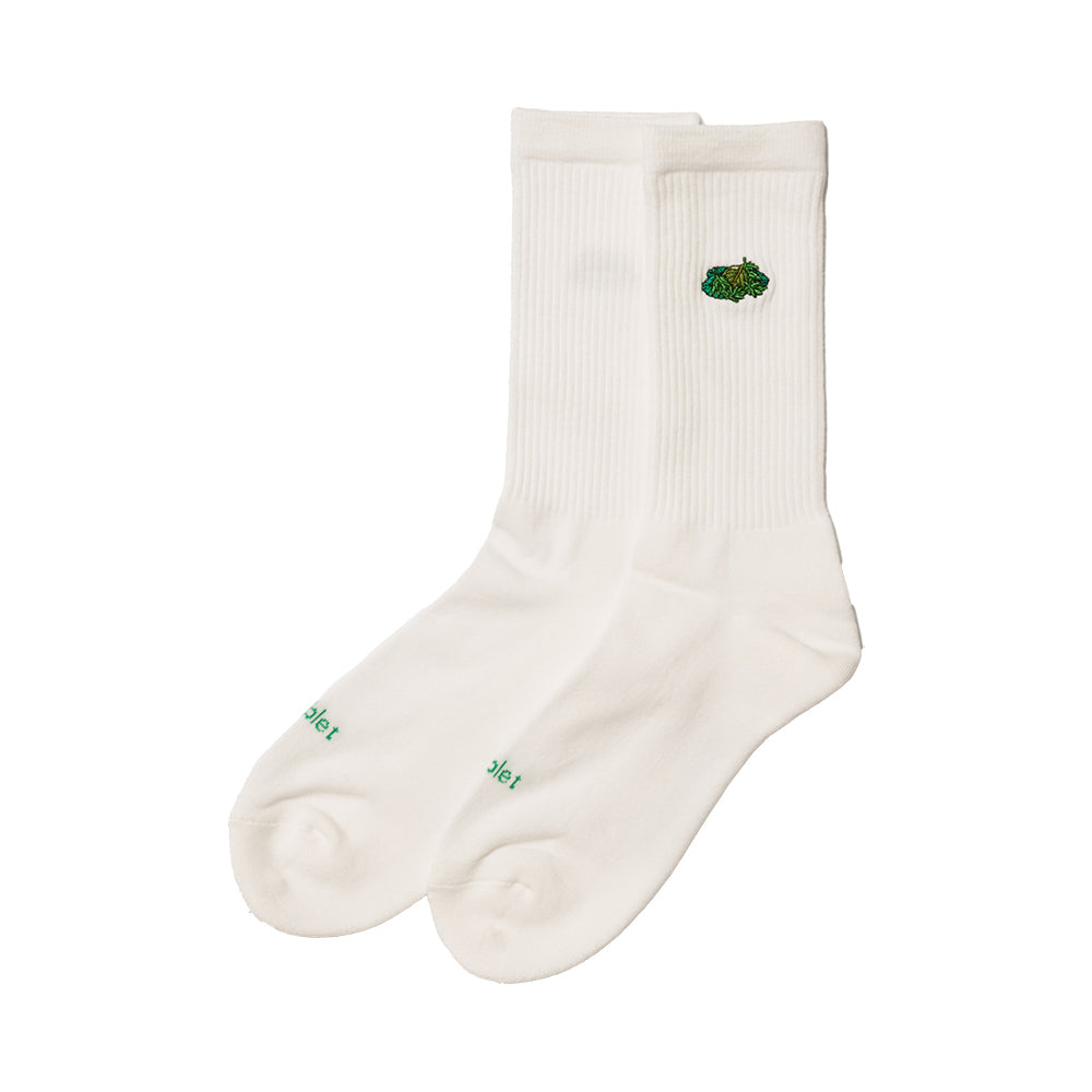 ” HERBAL IN THE YARN” SOCKS - WHITE