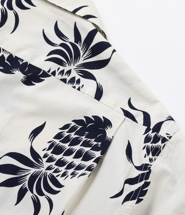 DUKE KAHANAMOKU COTTON HAWAIIAN SHIRT “DUKE'S PINEAPPLE”