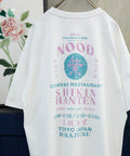 Limited Edition Purple Gold Hotel x FREAK'S STORE Exclusive Back Print Crew Neck T-Shirt - White