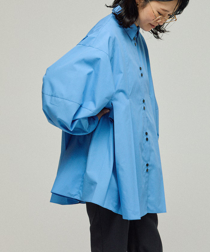 Box Stack Balloon Sleeve Long Sleeve Shirt