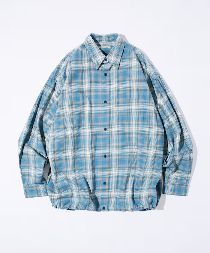 Wide Silhouette Ombre Check Spindle Shirt [Limited Edition]