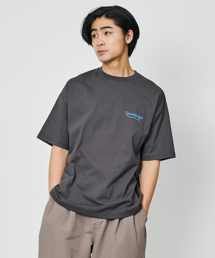 Limited Edition Uncle Holiday Big Silhouette Back Print Crew Neck T-Shirt