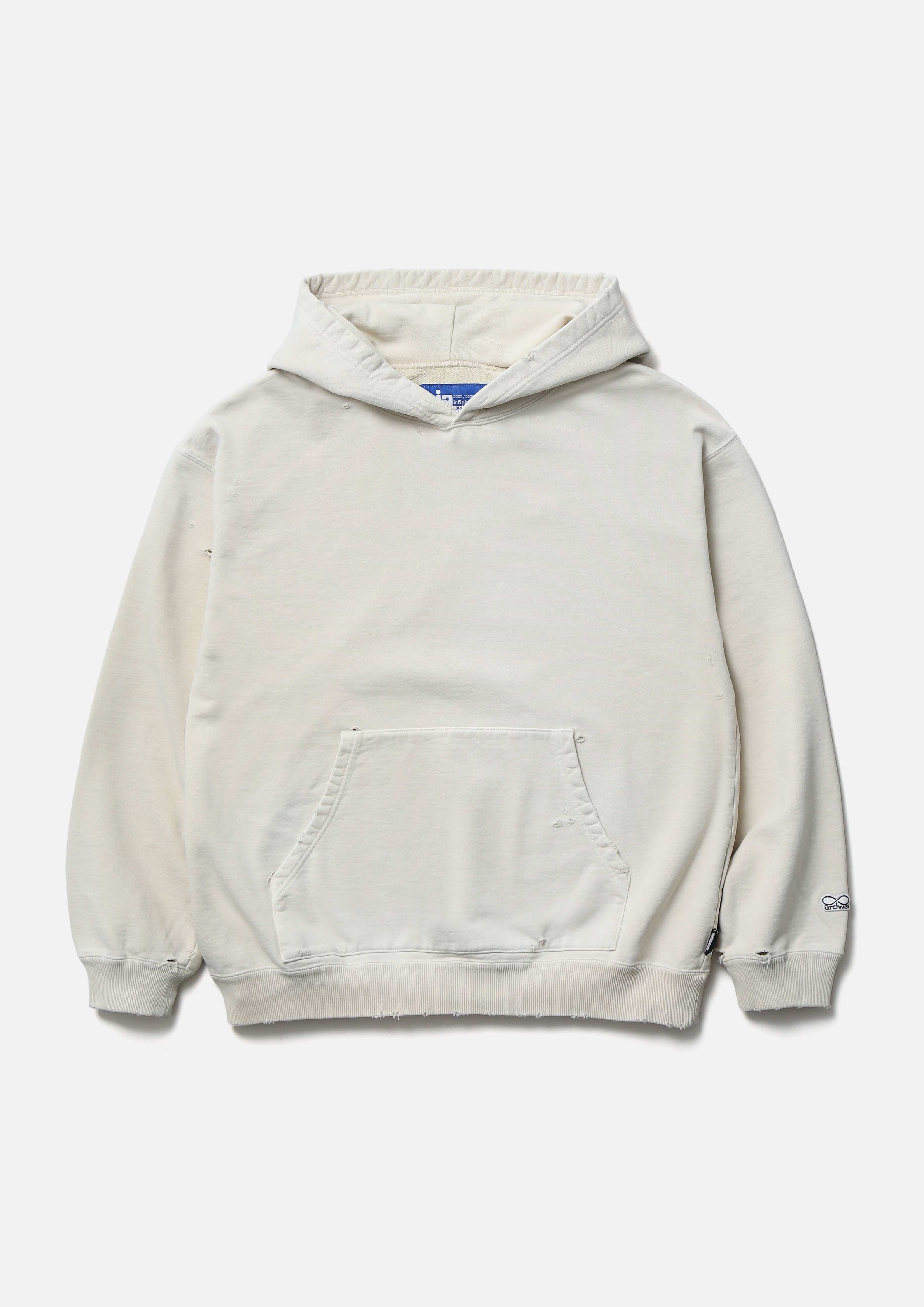 Nh X Infinite Archives Savage Sweat Hoodie Ls - BEIGE