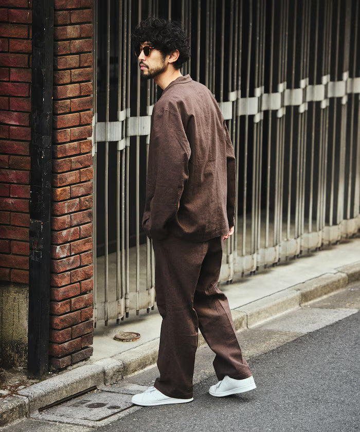 LINEN COTTON EASY SLACKS [Compatible with Setup]