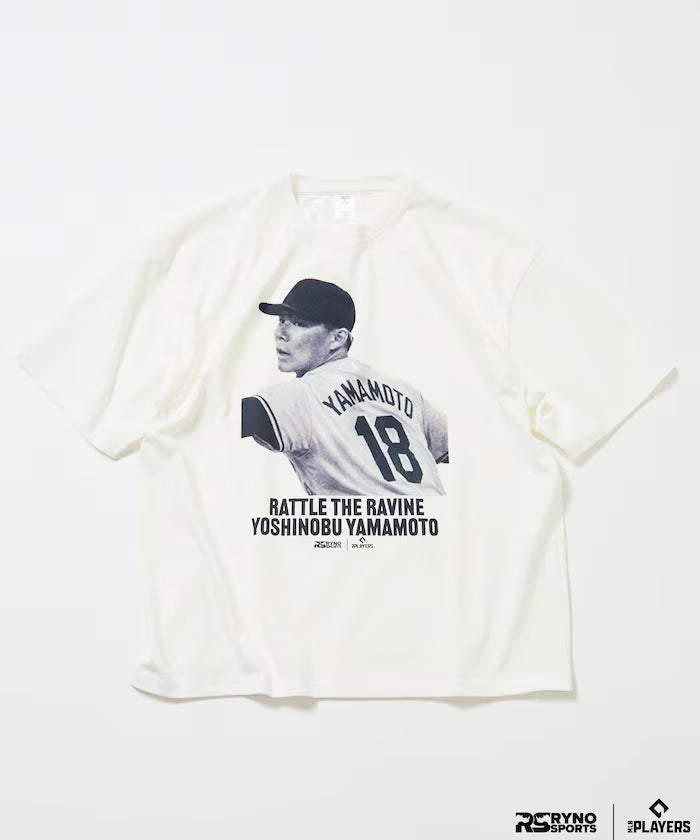 [March 5, 12:00 Release] MLB PLAYERS× RYNO SPORTS × FREAK’S STORE Exclusive [YAMAMOTO] CLOSE UP PHOTO TEE - White