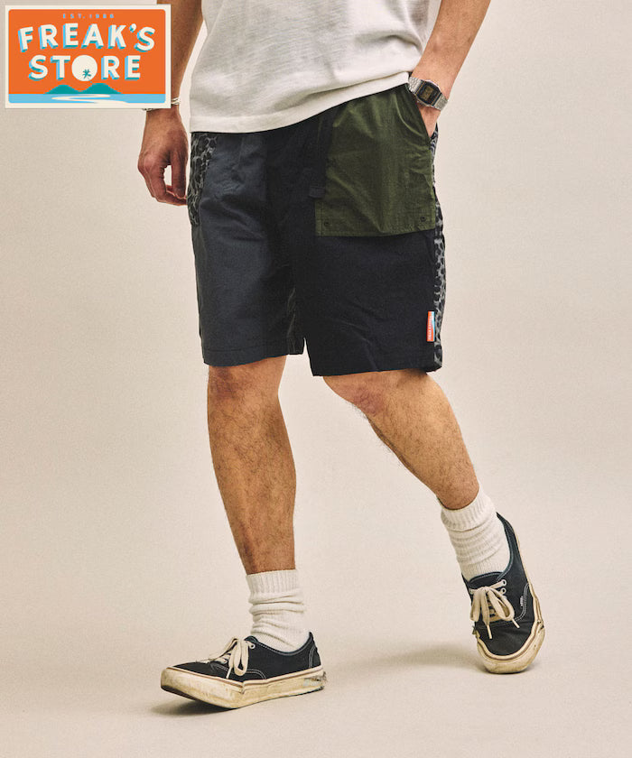 Relaxed Fit Recycled Nylon Webbing Belt Shorts - Other/Pattern 6