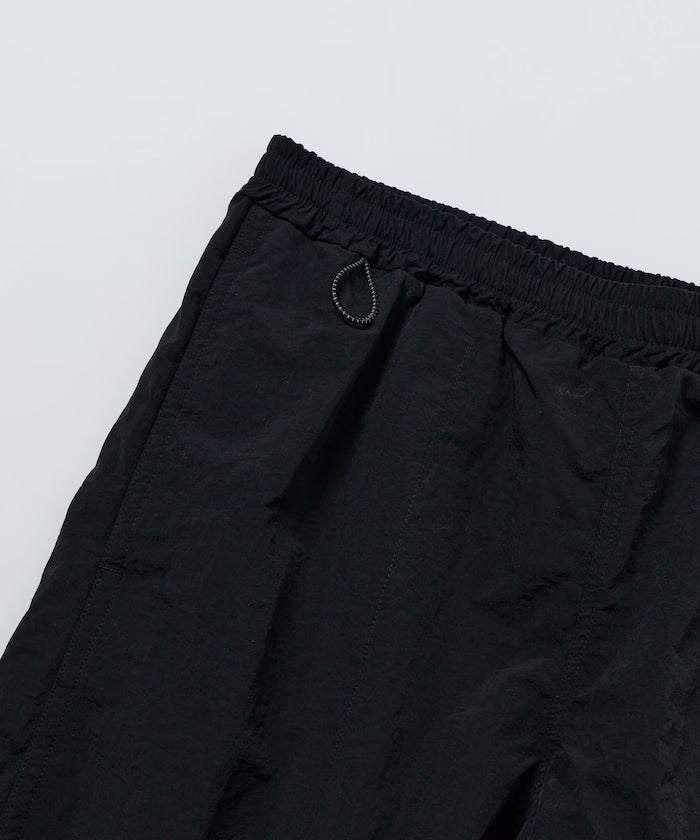 Nylon Medium Length Baggy Shorts