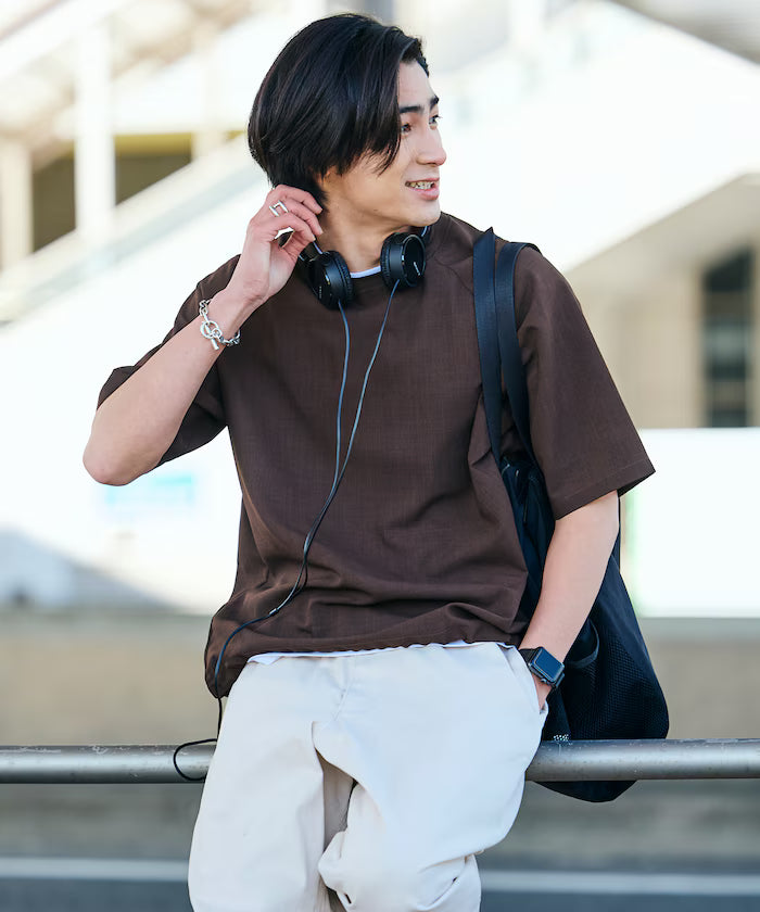 AiRide/Air Ride Relaxed Fit Raglan Short Sleeve Pullover/Moisture Wicking/UV Cut/Hem Code [Limited Edition]
