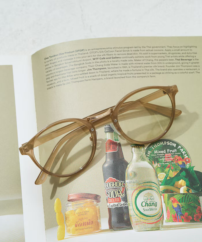 Dimming Lens Boston Fashion Glasses [Limited Edition]