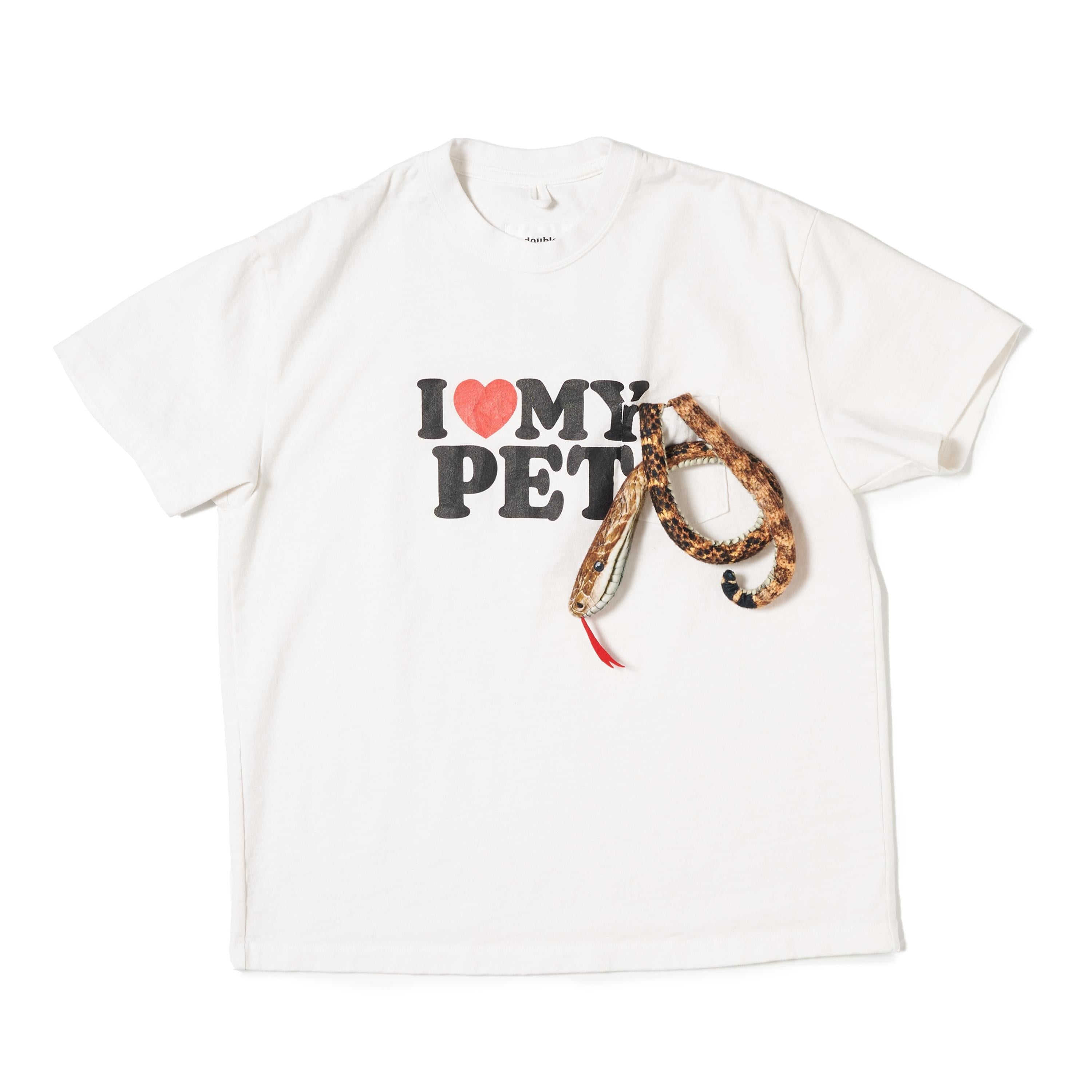 I LOVE MY PET T-SHIRT - WHITE